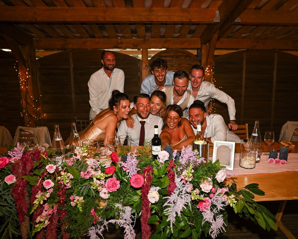 Photo de groupe mariage à Dammartin-en-Goële